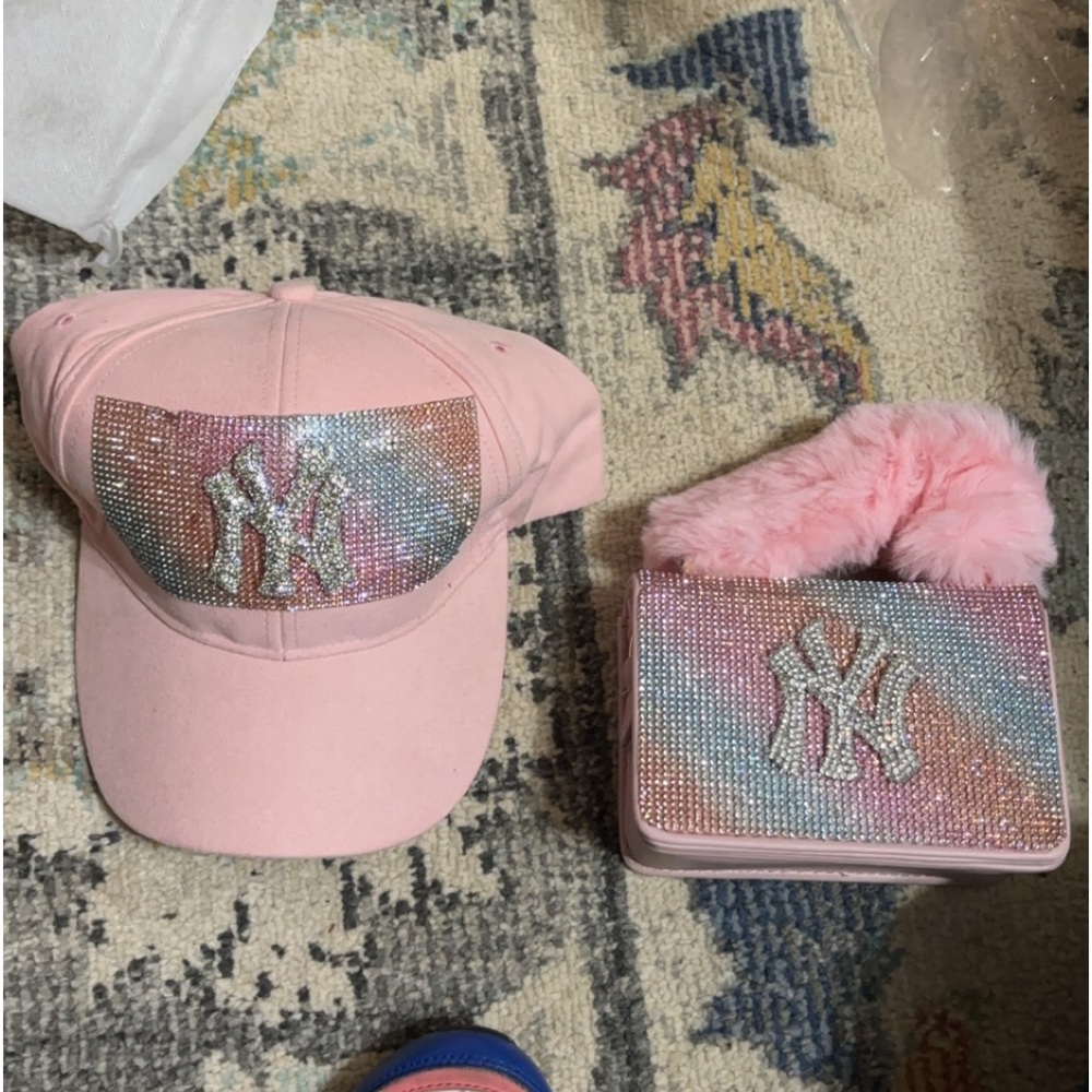 Blinged Hat & Mini Purse Duo